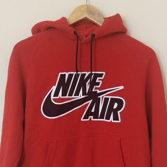 nike air red hoodie